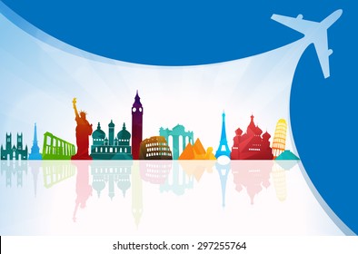 Travel and tourism background