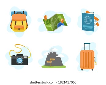 travel tourism bag trip camera