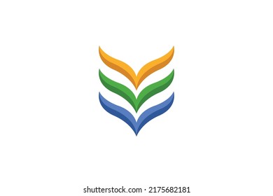 Travel and Tourism Colored Logo Vector