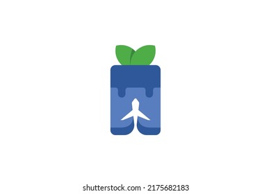 Travel and Tourism Colored Logo Vector