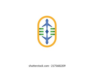 Travel and Tourism Colored Logo Vector