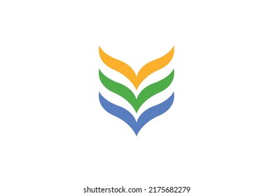 Travel and Tourism Colored Logo Vector