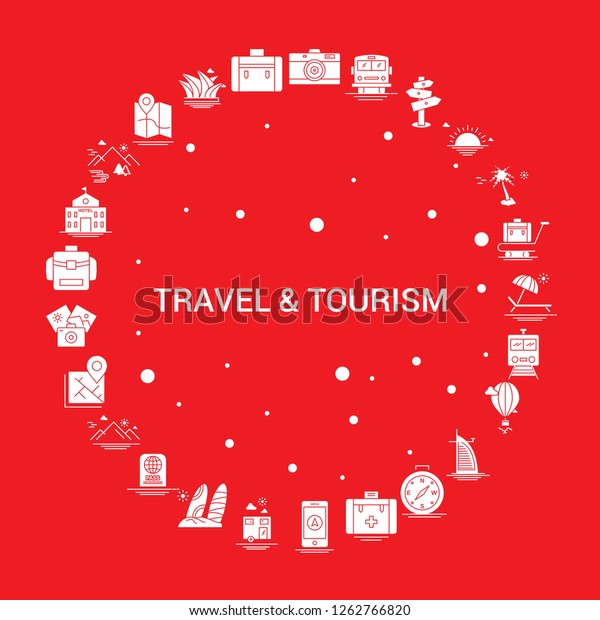 Travel Tourism Icon Set Infographic Vector Stock Vector Royalty Free 1262766820 Shutterstock 6649