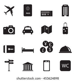 Travel and tourism icon set. Vector illustration