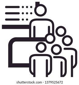 Travel and tourism icon in trendy linear style