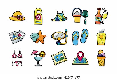 Travel and tourism icons set,eps10