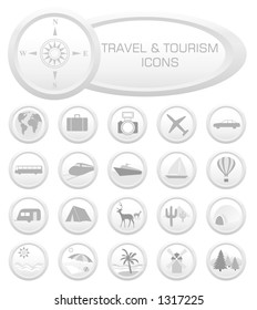 Travel and Tourism icons - VECTOR! (Check out my portfolio for other icons set)