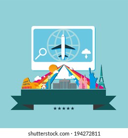 Travel and tourism illustration