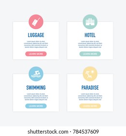 Travel And Tourism Infographic Icons