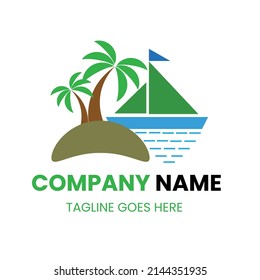 travel and tourism logo design Vector