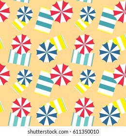 Travel and tourism seamless pattern. vector illustration

