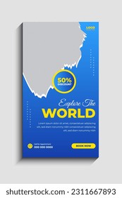 Travel and Tourism Social Media Story Template