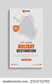 Travel and Tourism Social Media Story Template