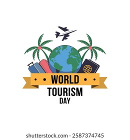 Travel And Tourism Vector Design. World Tourism Day.