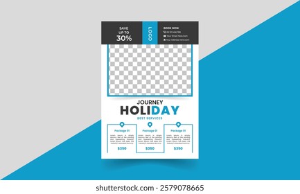 Travel and tours adventure flyer template