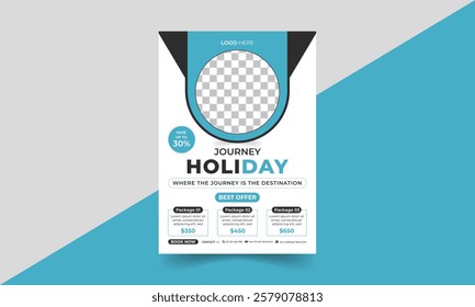 Travel and tours adventure flyer template