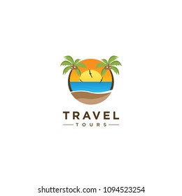 Travel Tours Logo Vector Template Stock Vector (Royalty Free ...