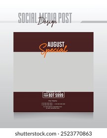 travel and tours and resort social media post design