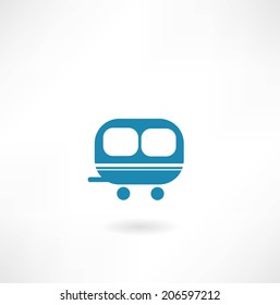 Travel trailer icon