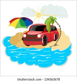 Travel transportation icon