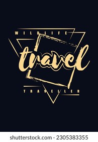 Travel Traveler t shirt design 