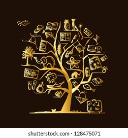 Travel tree concept for your design