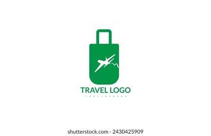 Reise- und Reisekonzept Vektor flaches Banner mit Reisetasche.
