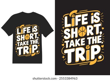 Travel Trip T-shirt Design Creative Quotes