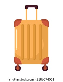 travel trolley design over white