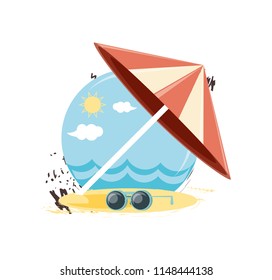 travel vacation beach umbrella