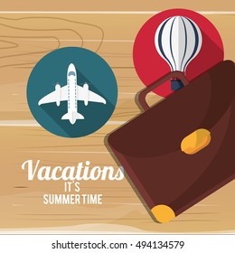 travel vacation or holidays related icons image 