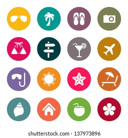 Travel And Vacation Icons