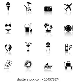 Travel & Vacation, icons set. Part 1