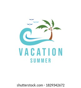 Travel Vacation Logo design Vector