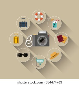 travel vacation plans design, vector illustration eps10 graphic 