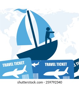 travel vacations design, vector illustration eps10 graphic 