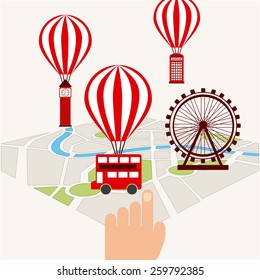 travel vacations design, vector illustration eps10 graphic 