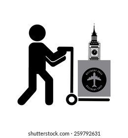 travel vacations design, vector illustration eps10 graphic 