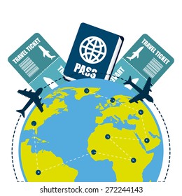 travel vacations design, vector illustration eps10 graphic 