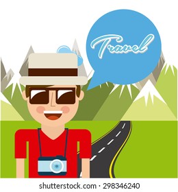 travel vacations design, vector illustration eps10 graphic 