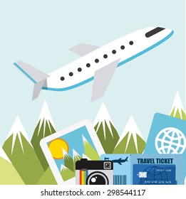 travel vacations design, vector illustration eps10 graphic 