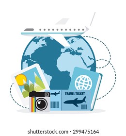 travel vacations  design, vector illustration eps10 graphic 