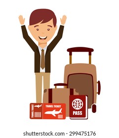travel vacations  design, vector illustration eps10 graphic 