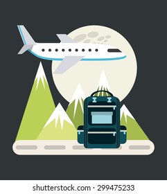 travel vacations design, vector illustration eps10 graphic 
