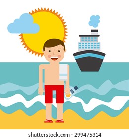 travel vacations design, vector illustration eps10 graphic 