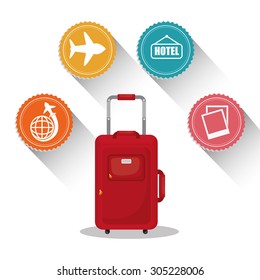 Travel vacations design, vector illustration eps 10.