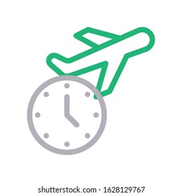 travel vector color line icon 