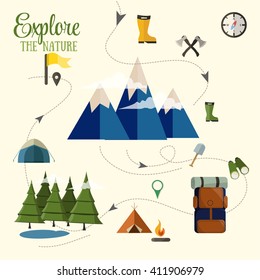 Travel vector design 