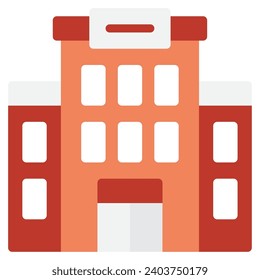 Travel  vector Hotel object illustration