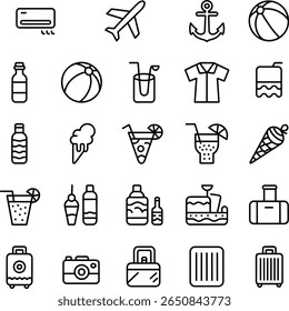 Travel Vector Symbol mit Hintergrunddesign .